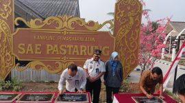 Foto: Peresmian Sarana Asimilasi dan Edukasi Dan Penandatanganan Nota Kesepahaman oleh pemerintah Kutai Kartanegara di Sarana Asimilasi dan Edukasi Lapas Kelas IIA Tenggarong