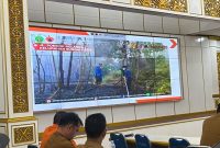 Foto: Kegiatan rapat Karhutla di Kantor Bupati PPU.