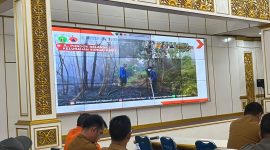 Foto: Kegiatan rapat Karhutla di Kantor Bupati PPU.
