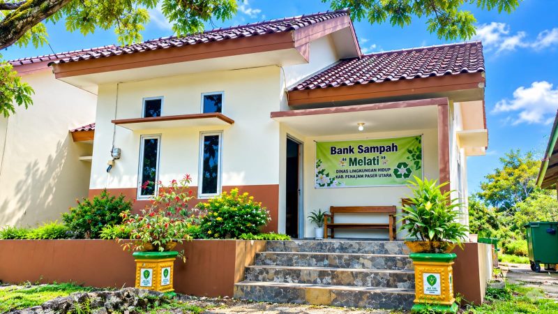 Foto: Salah satu bank sampah di Kabupaten Penajam Paser Utara.