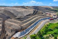 Foto: Ilustrasi sistem controlled landfill yang digunakan dalam pengelolaan sampah di tempat pemrosesan akhir. (Ist)
