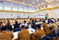 Foto: Rapat evaluasi Karhutla.