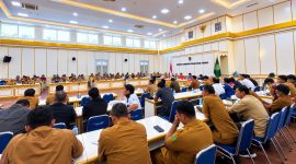 Foto: Rapat evaluasi Karhutla.