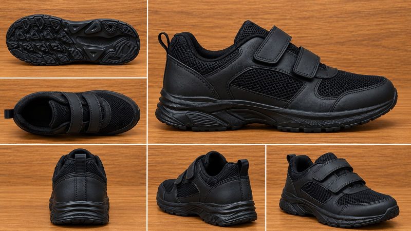 Foto: Salah satu produksi sepatu pengrajin lokal PPU yang terpajang di Kantor KUKM Perindag PPU.