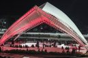 Foto: Suasana ekspresi budaya di Taman Musik Tenggarong. (Ist)