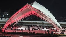 Foto: Suasana ekspresi budaya di Taman Musik Tenggarong. (Ist)