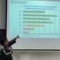 Foto: Plt. Disdukcapil Kukar, Iryanto saat presentasi Inovasi Program Bunga Desaku di BRIDA Kaltim.