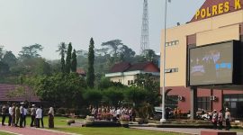 Foto: Apel Operasi Patuh Mahakam 2026 di Polres Kukar