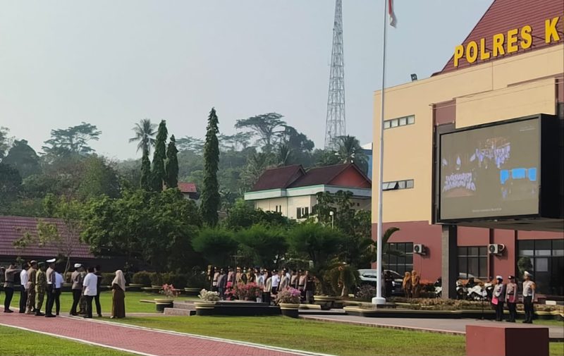 Foto: Apel Operasi Patuh Mahakam 2026 di Polres Kukar