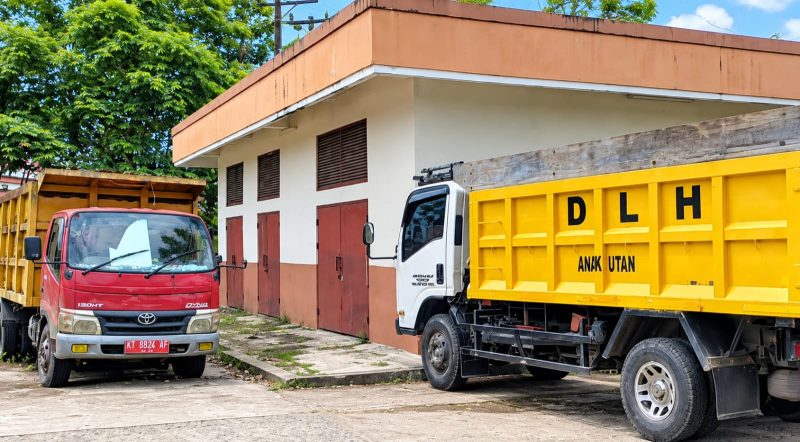 Foto: Potret Truck sampah DLH PPU.