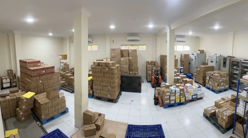 Foto: Potret gudang obat.