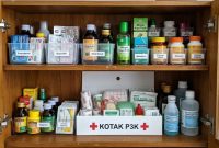 Foto: Ilustrasi persediaan obat-obatan rumah tangga.