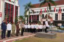 Foto : suasana Upacara Peringatan Hari Sumpah Pemuda ke-98 Tahun 2026 di Halaman Kantor Bupati Kukar.
