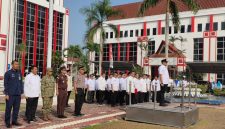 Foto : suasana Upacara Peringatan Hari Sumpah Pemuda ke-98 Tahun 2026 di Halaman Kantor Bupati Kukar.